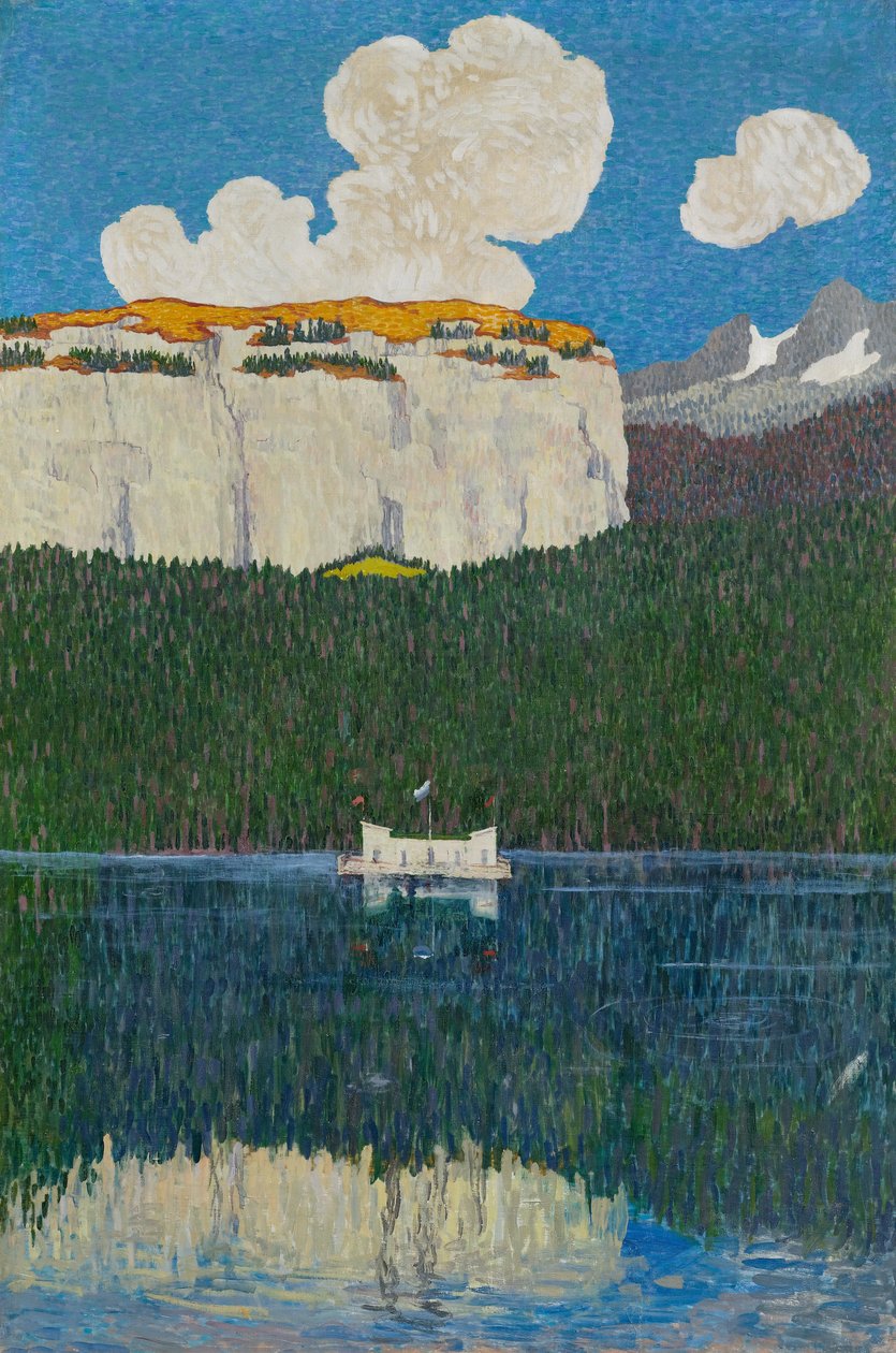 Panorama Flims. Triptych, pravý panel, 1904. od Giovanni Giacometti