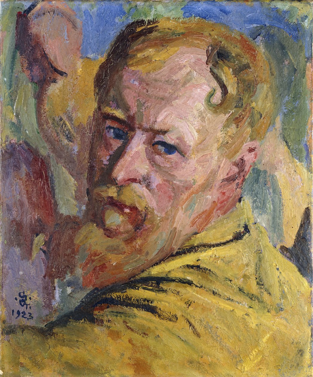Autoportrét, 1923 od Giovanni Giacometti