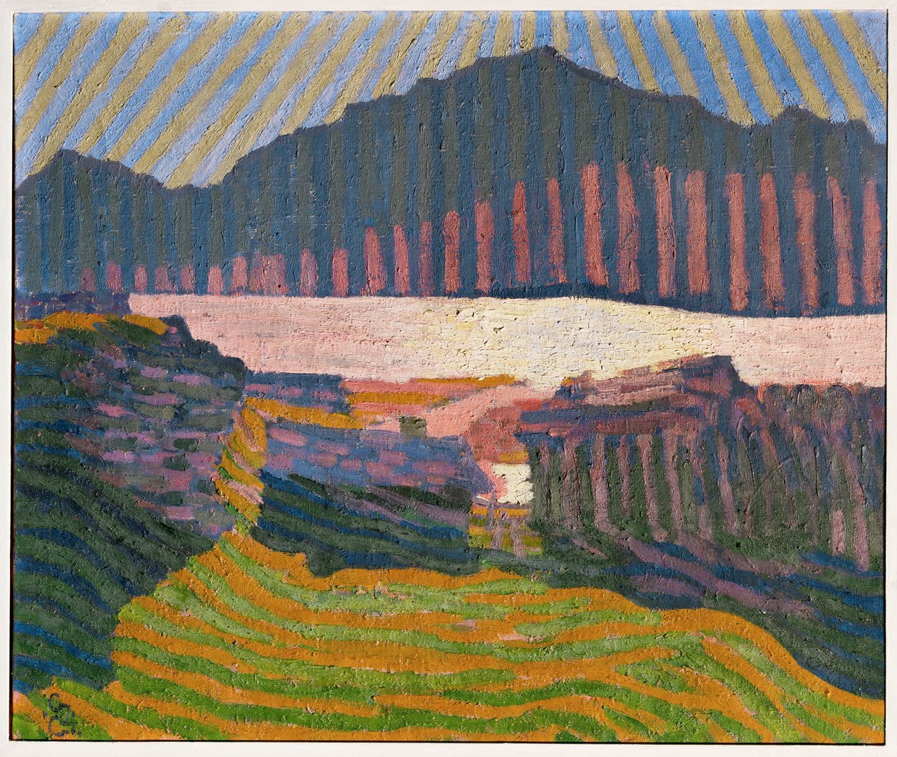 Vue de Capolago od Giovanni Giacometti