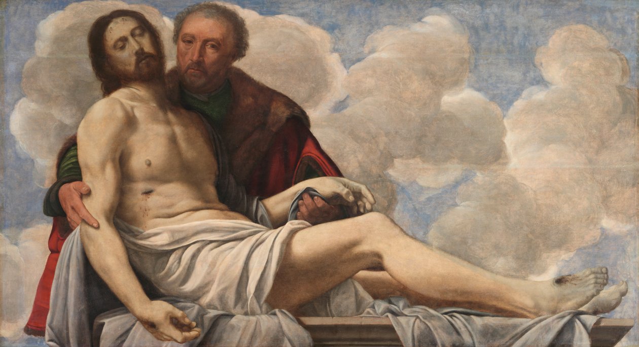 Kristus s Josefem z Arimatie, c. 1525. od Giovanni Girolamo Savoldo