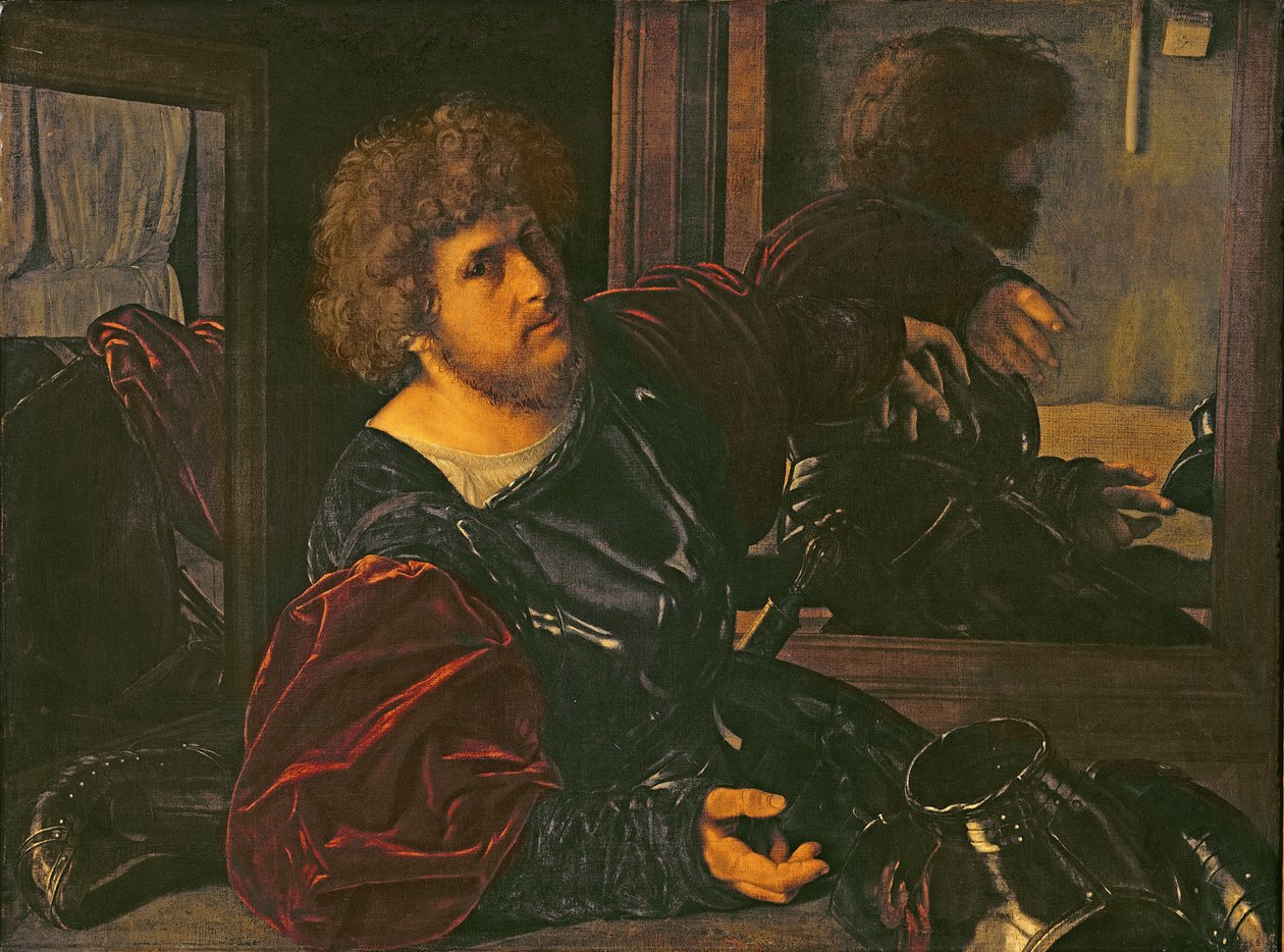 Portrét Bernarda di Salla (olej na panelu) od Giovanni Girolamo Savoldo