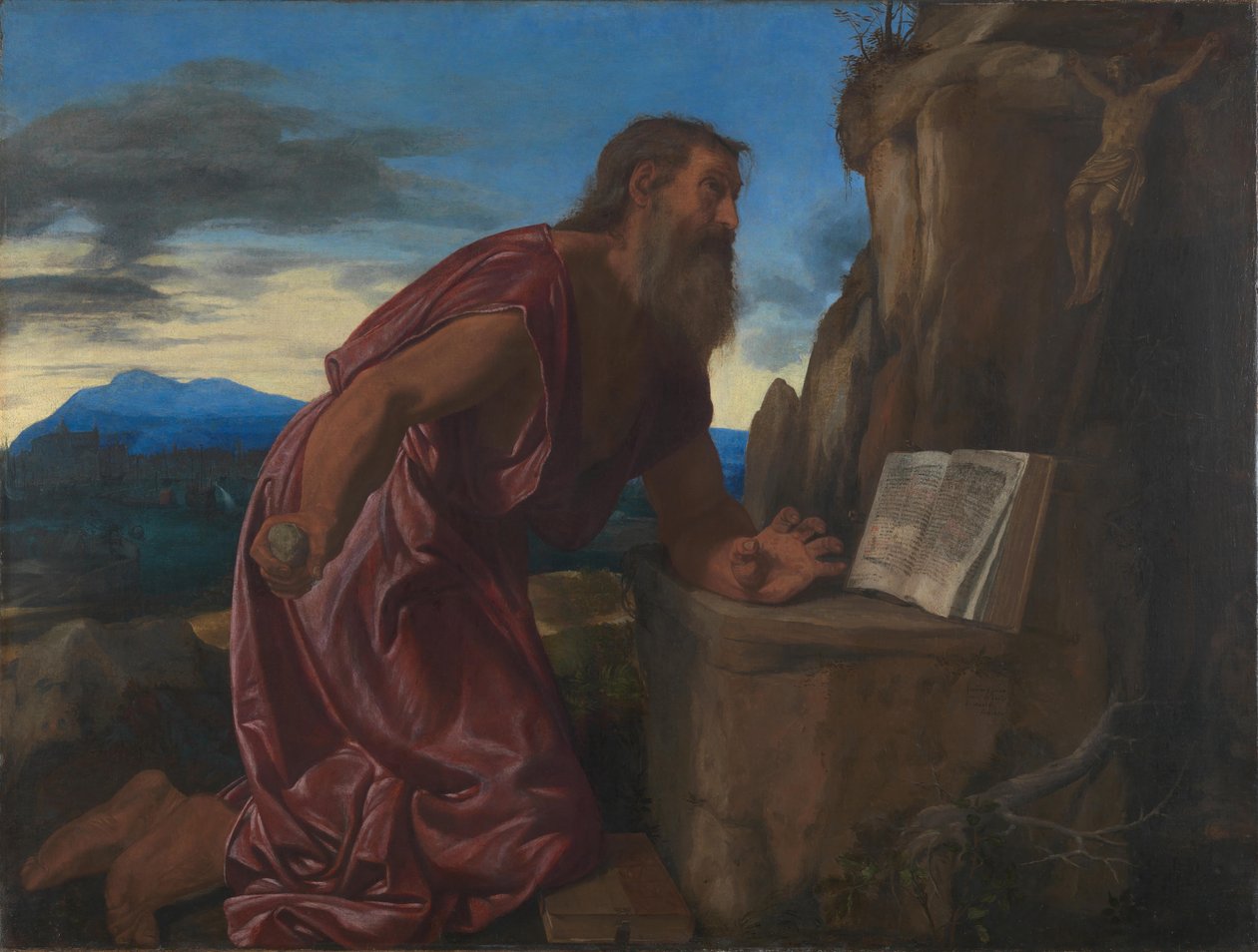 Svatý Jeroným, c. 1527-1530 od Giovanni Girolamo Savoldo