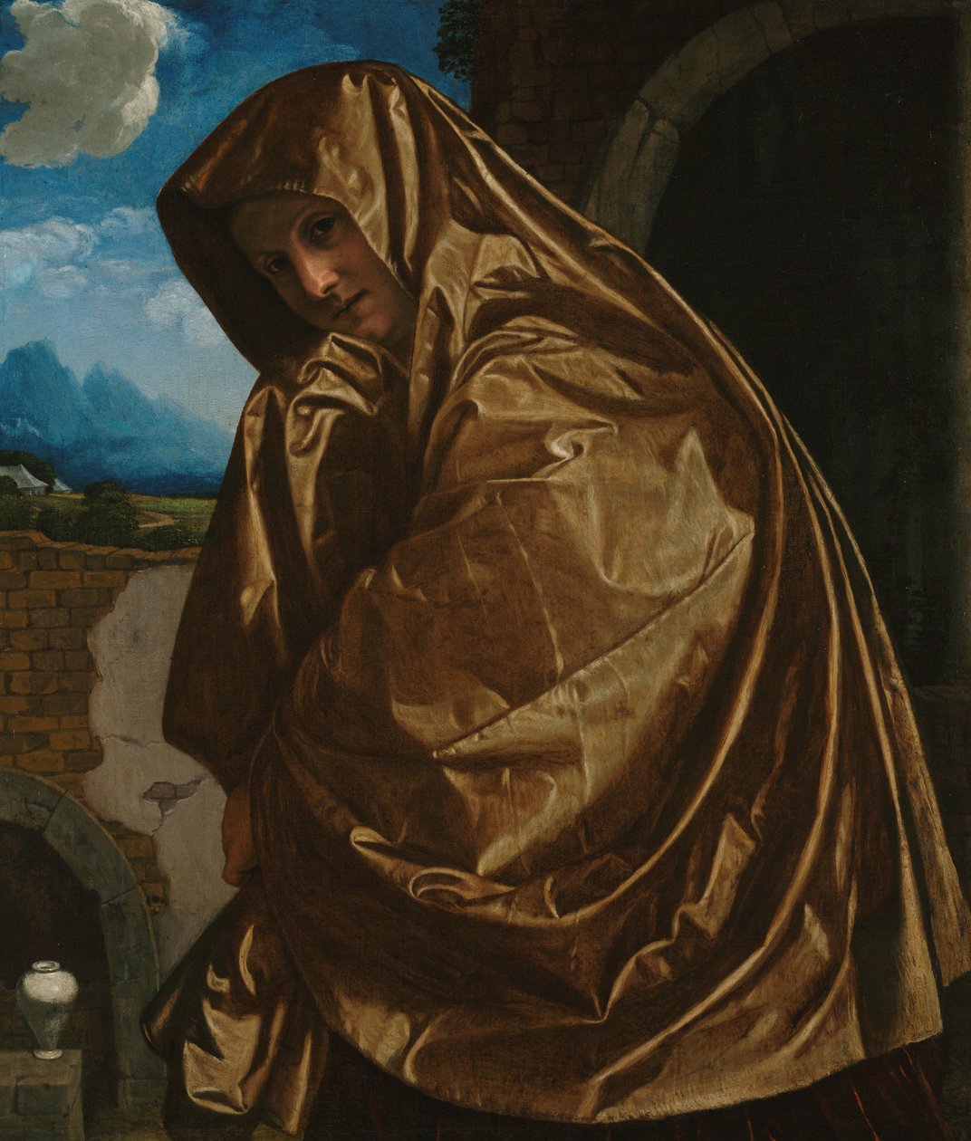 Svatá Máří Magdaléna u hrobu od Giovanni Girolamo Savoldo