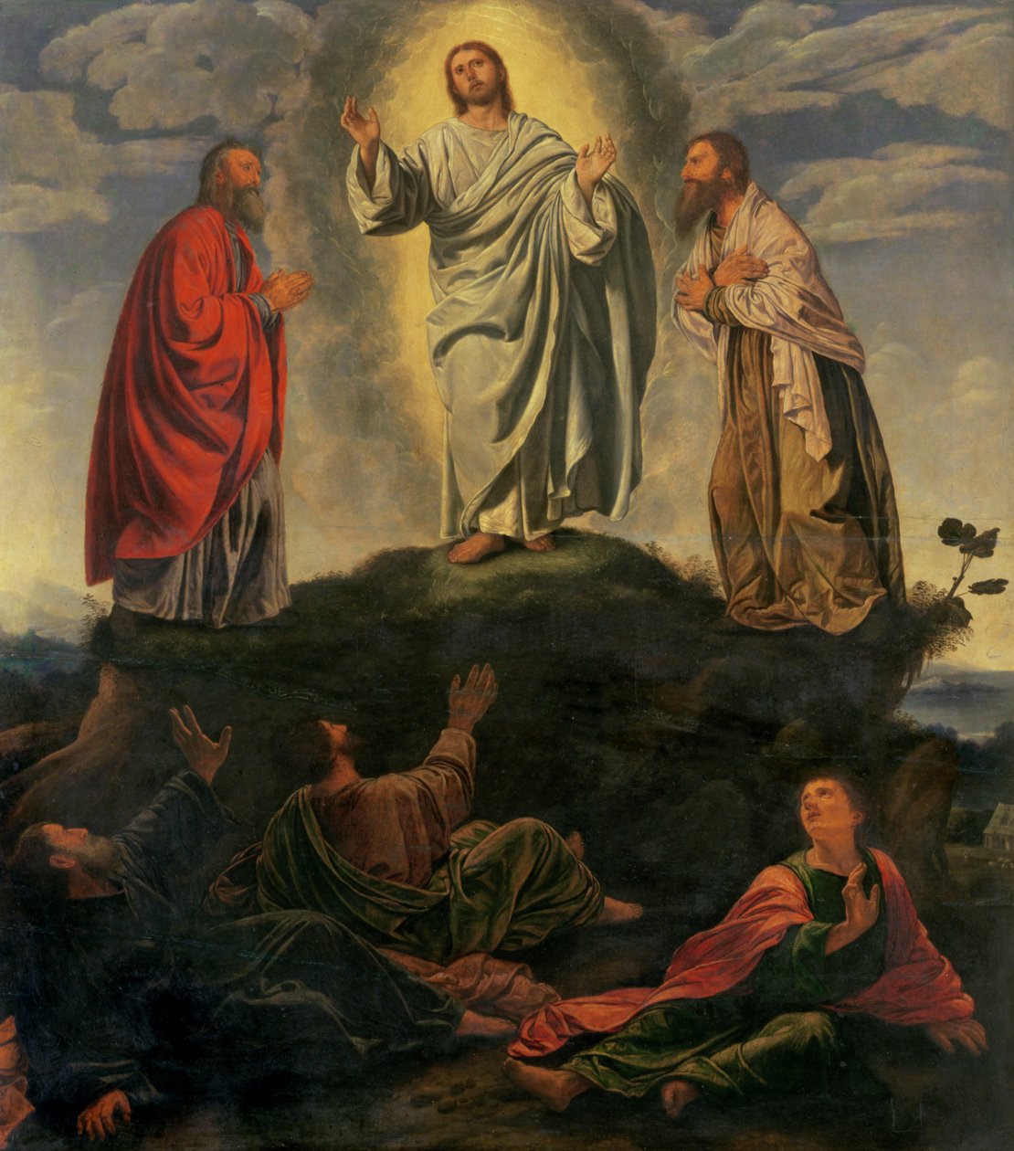 The Transfiguration, c.1527-33 (olej na panelu) od Giovanni Girolamo Savoldo