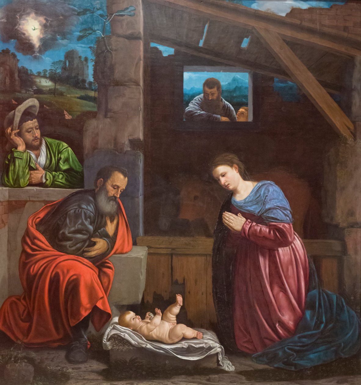 Klanění pastýřů od Giovanni Girolamo Savoldo