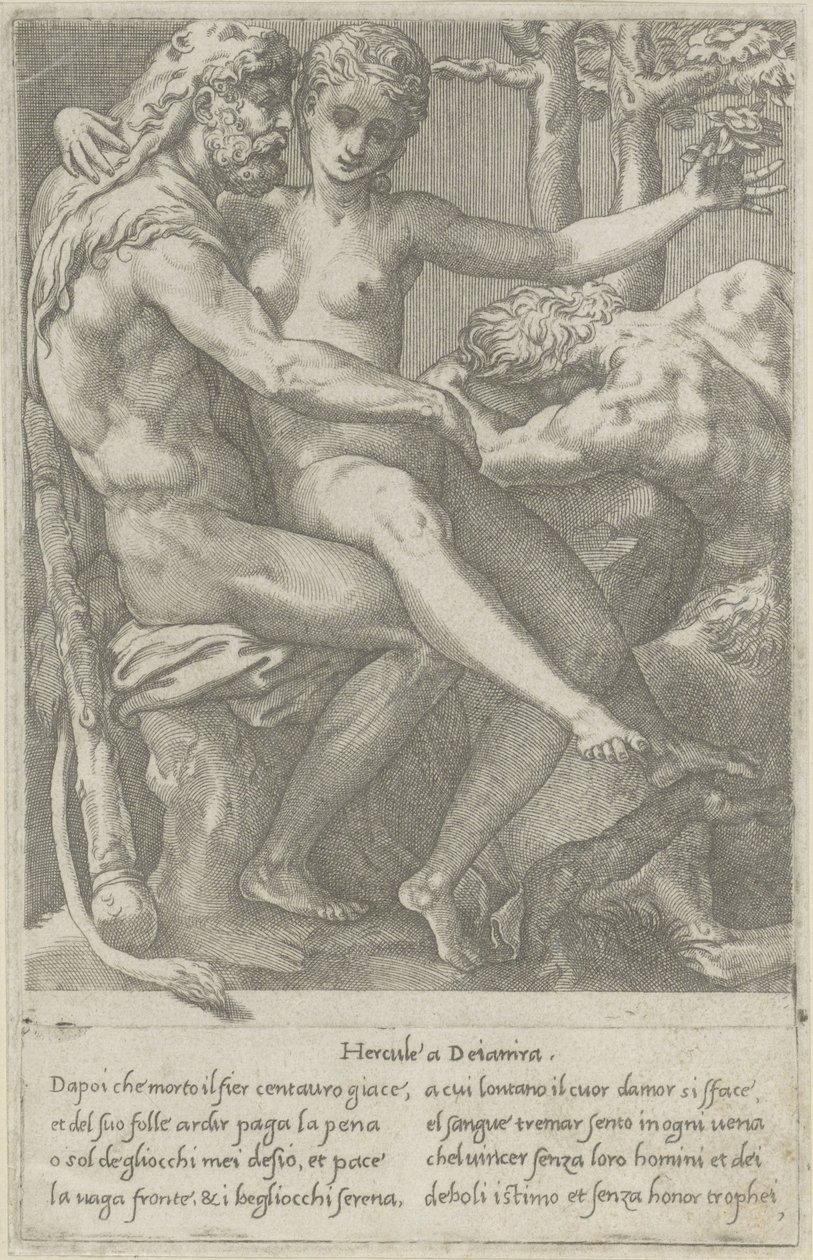 Loves of the Gods (název série) od Giovanni Jacopo Caraglio