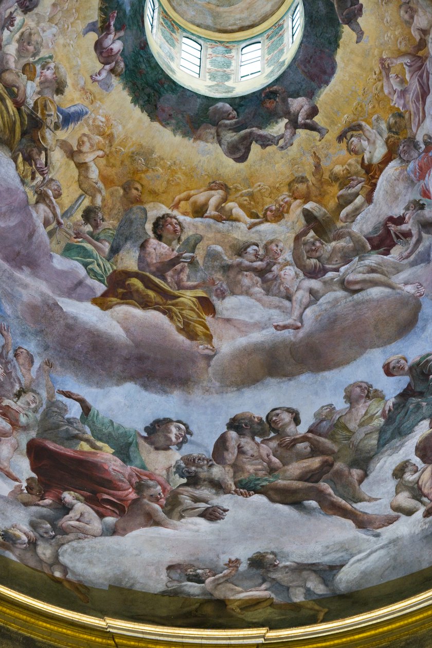 Glory of Paradise, detail od Giovanni Lanfranco