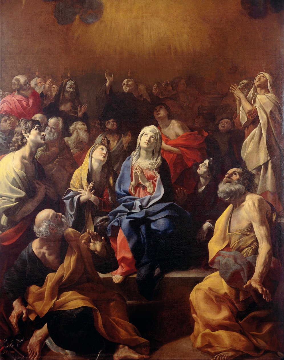 Letnice od Giovanniho Lanfranca (1582-1647), olej na plátně, 373x241 cm od Giovanni Lanfranco