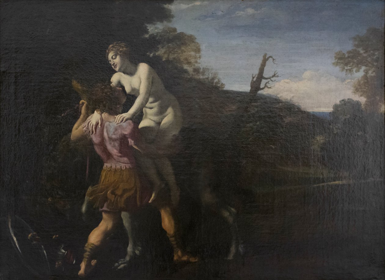 Roger osvobozuje Angeliku, asi 1616 (olej na plátně) od Giovanni Lanfranco