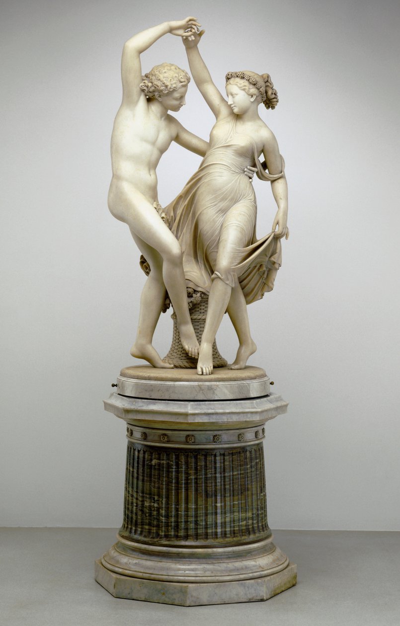 Zephyr Dancing with Flora, 1870 (mramor) od Giovanni Maria Benzoni
