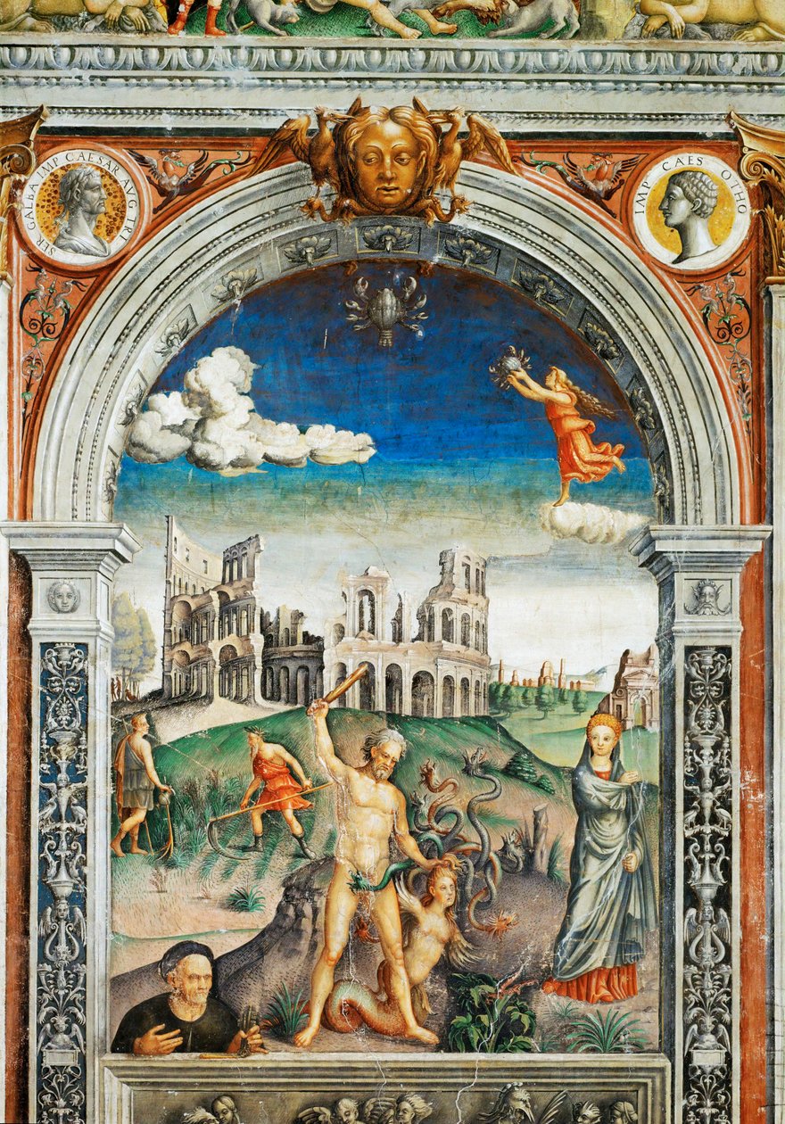 Nástěnné malby v Sále zvěrokruhu, Palazzo d