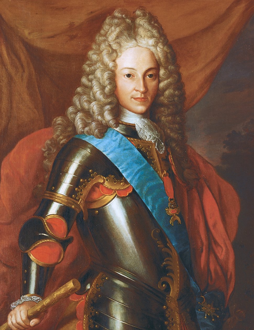 Portrét Filipa V. Španělska (Versailles od Giovanni Maria delle called Mulinaretto Piane