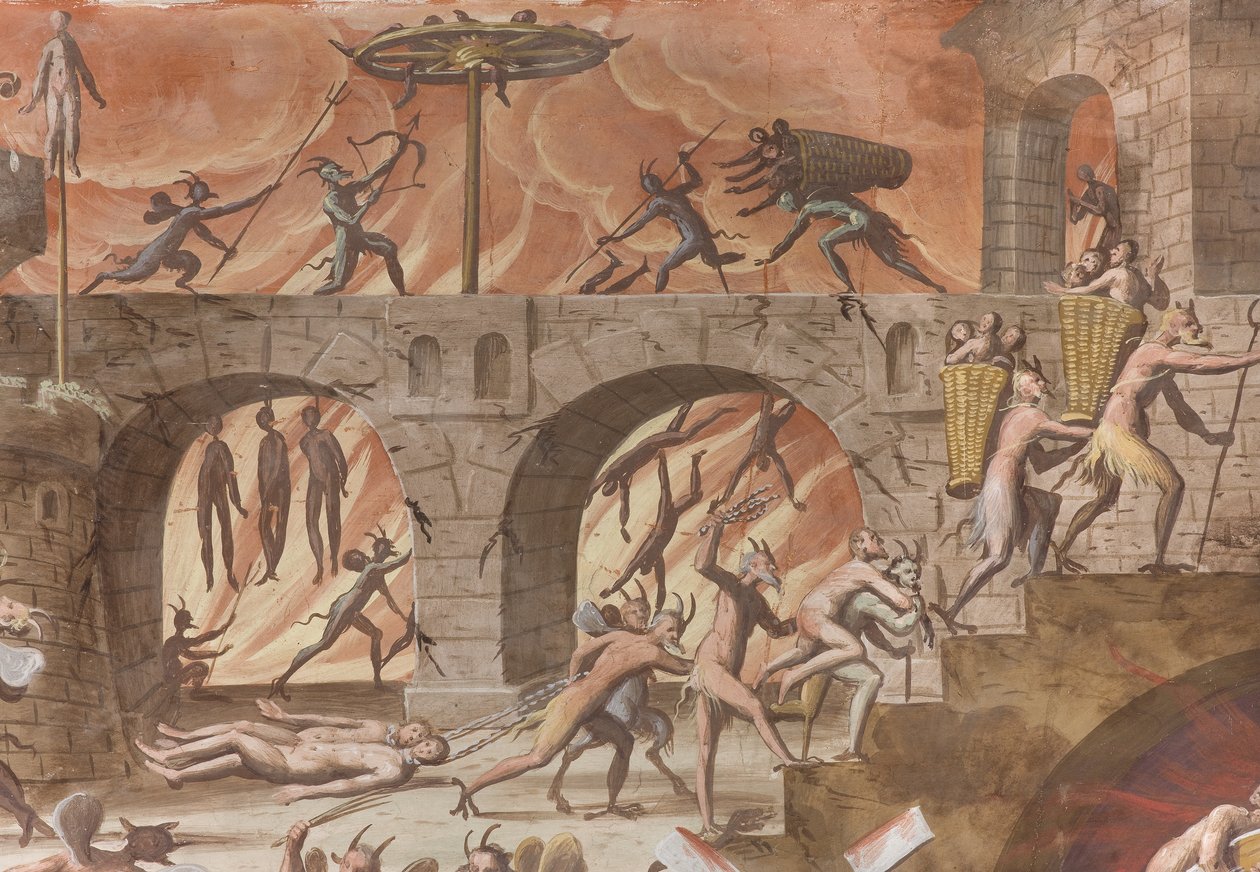 Peklo od Giovanni Mauro della (c.1575 1640) Rovere