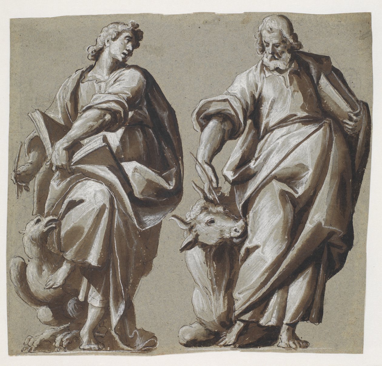 Evangelisté Jan a Lukáš od Giovanni Mauro della Rovere