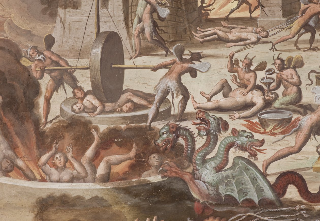Peklo, 1614 (detail 3498680) od Giovanni Mauro della Rovere
