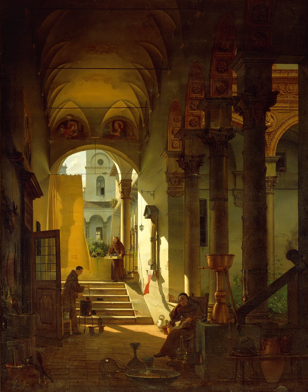 Lékárník kláštera, Giovanni Migliara od Giovanni Migliara