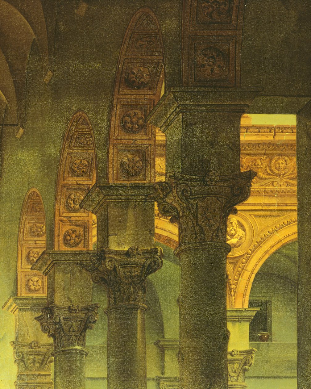 Lékárník kláštera, Giovanni Migliara, detail od Giovanni Migliara