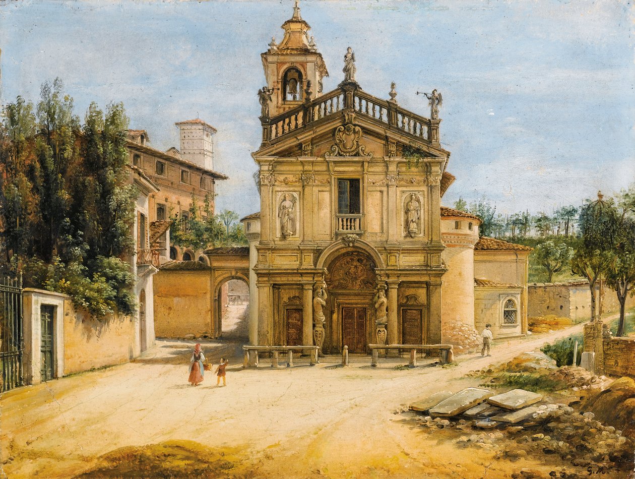 Kostel Madonnina v Prato, Varese od Giovanni Migliara