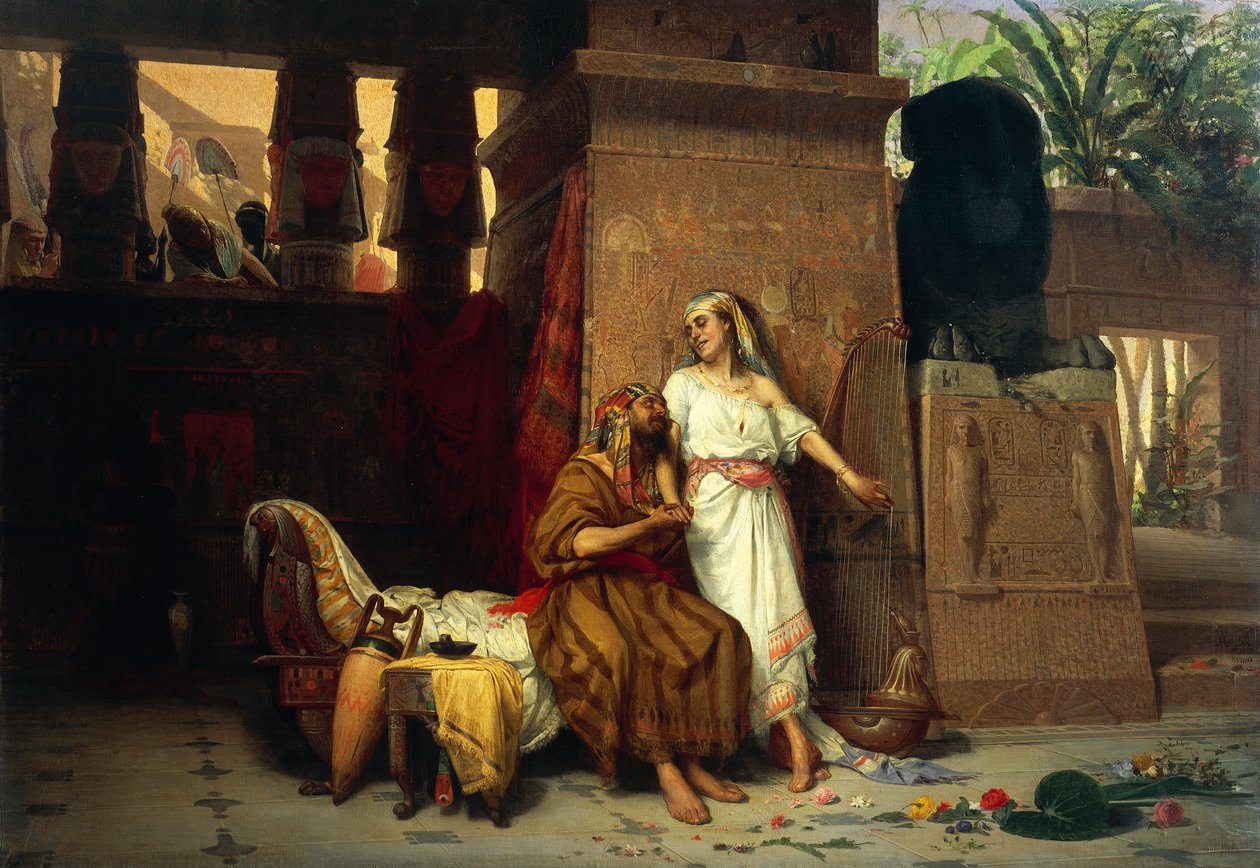 Abraham a Sára na dvoře faraonů od Giovanni Muzzioli
