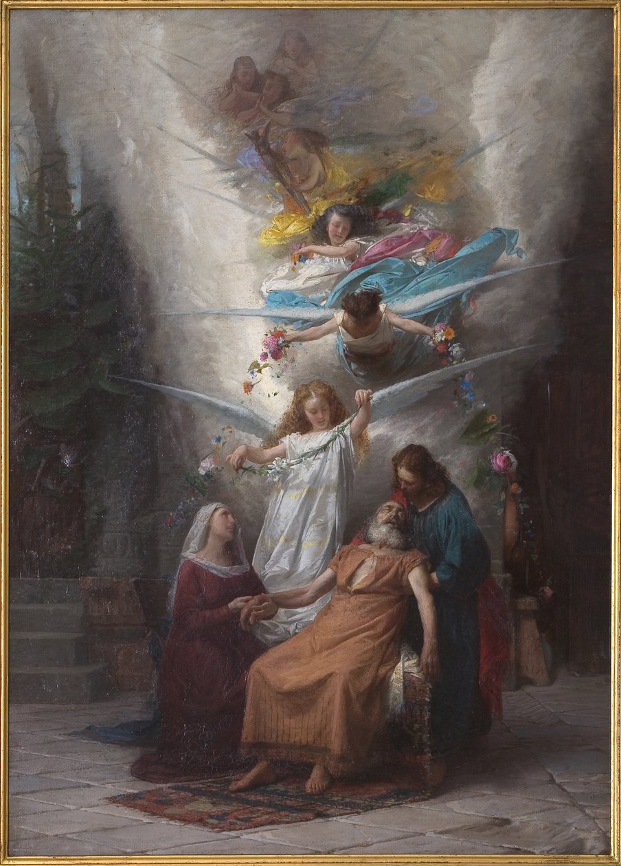 Pasáž sv. Josefa 1875 (olej na plátně) od Giovanni Muzzioli