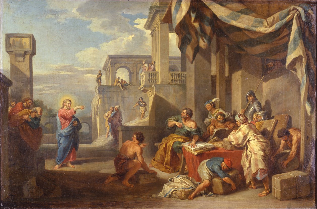 Povolání svatého Matouše od Giovanni Paolo Panini