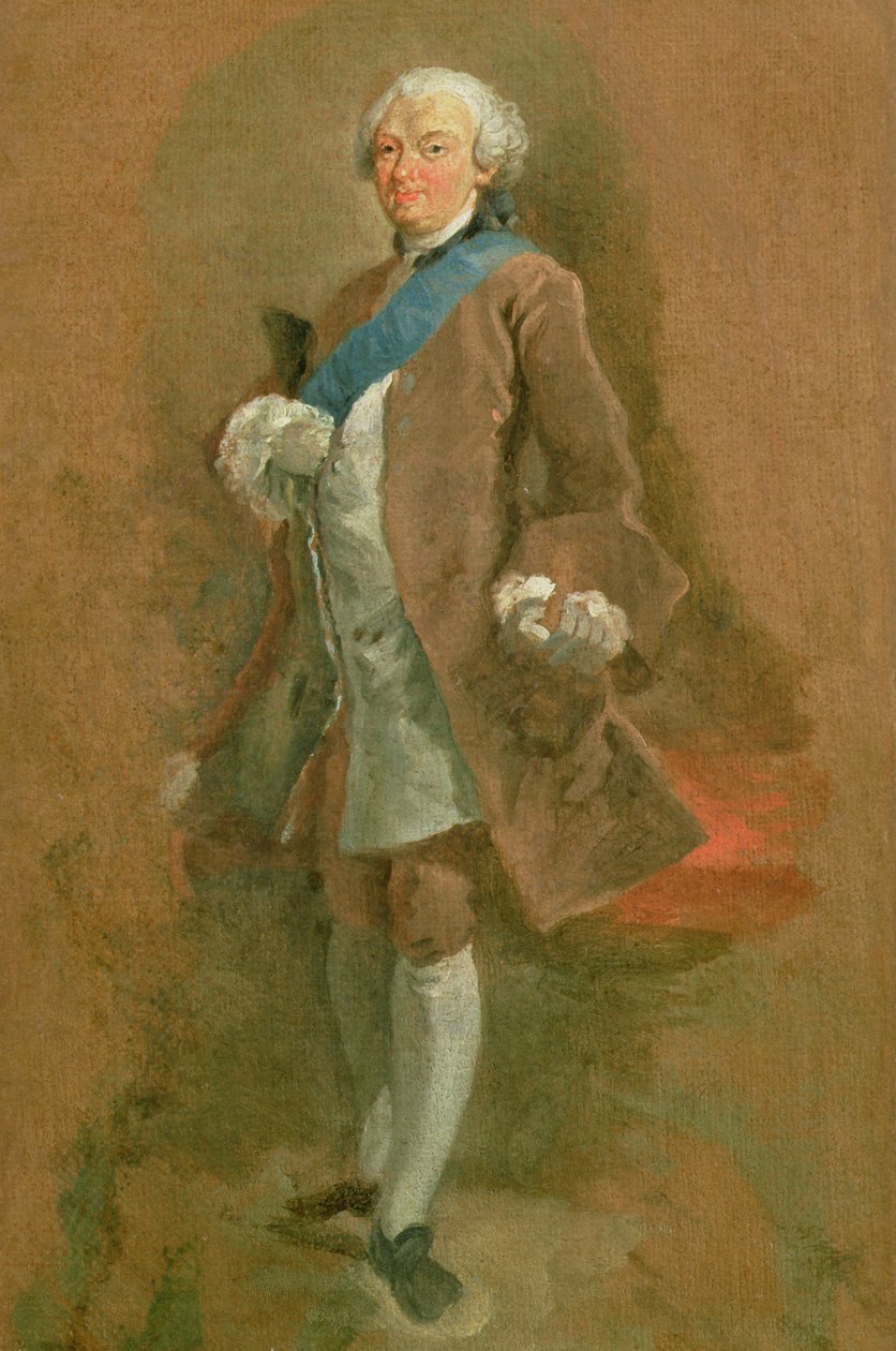 Portrét vévody de Choiseul, kolem roku 1757 od Giovanni Paolo Pannini