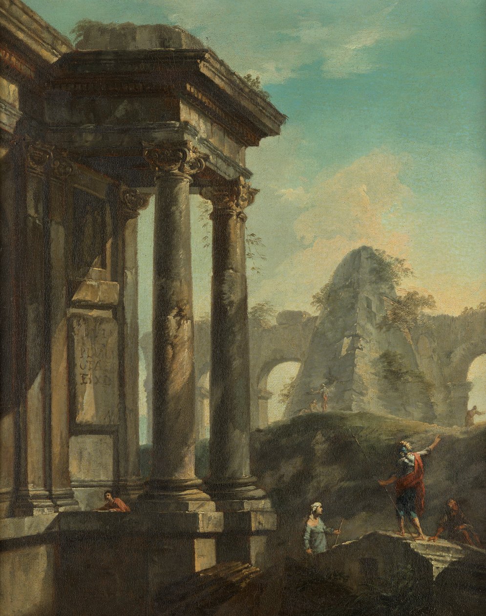 římské ruiny od Giovanni Paolo Pannini