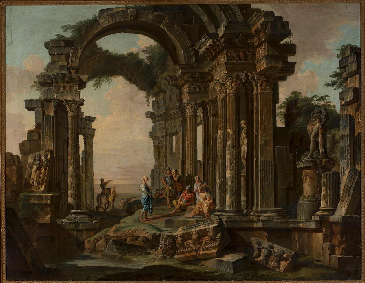 Římské ruiny od Giovanni Paolo Pannini