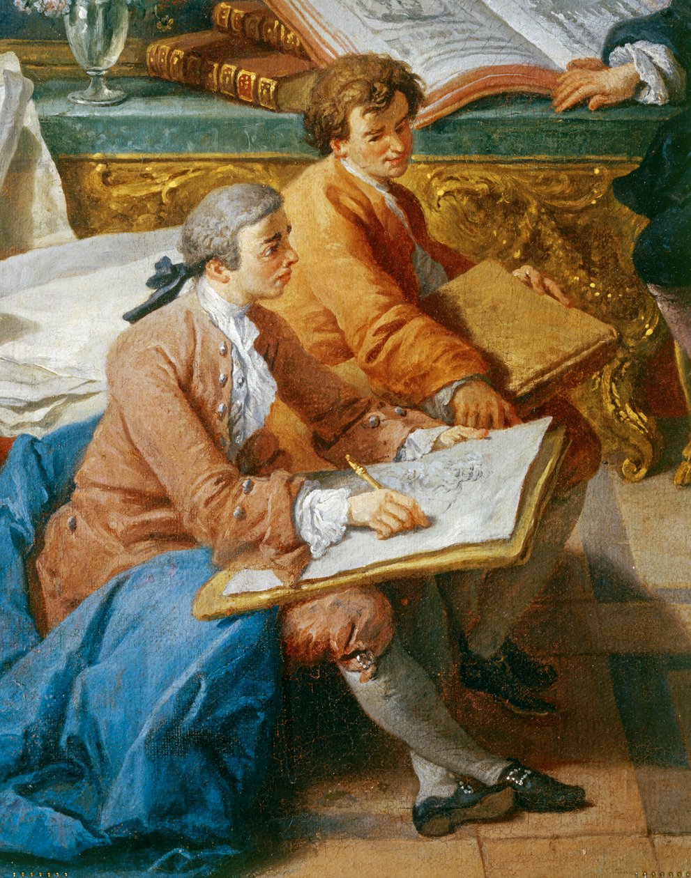 Galerie pohledů na moderní Řím ... od Giovanni Paolo Pannini or Panini