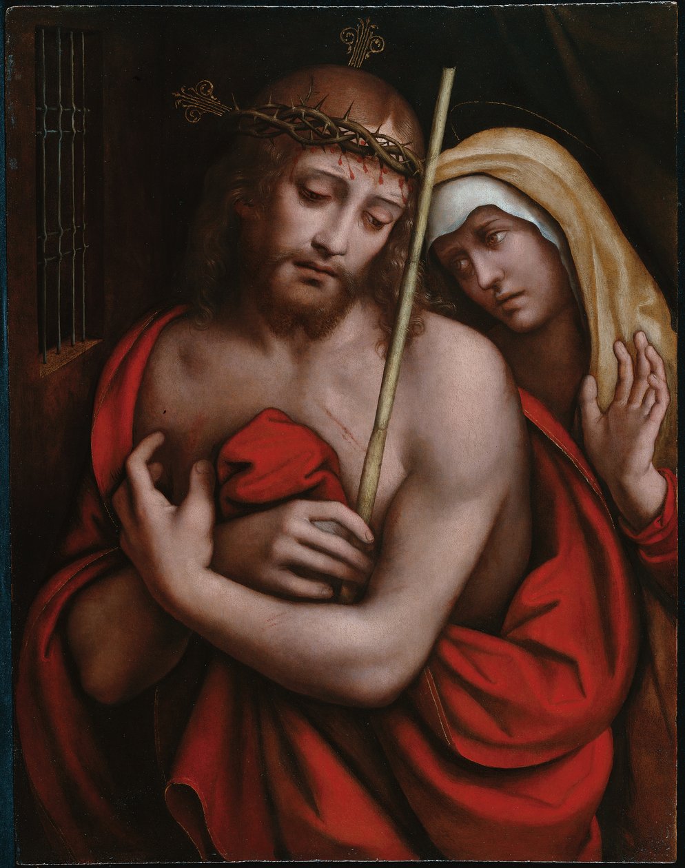 Kristus korunovaný trním, po roce 1521 (olej na desce) od Giovanni Pietro Rizzoli Giampietrino