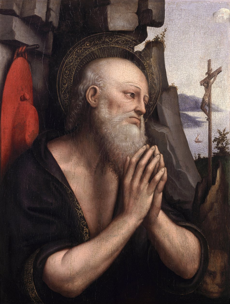 Jeroným (olej na desce) od Giovanni Pietro Rizzoli Giampietrino