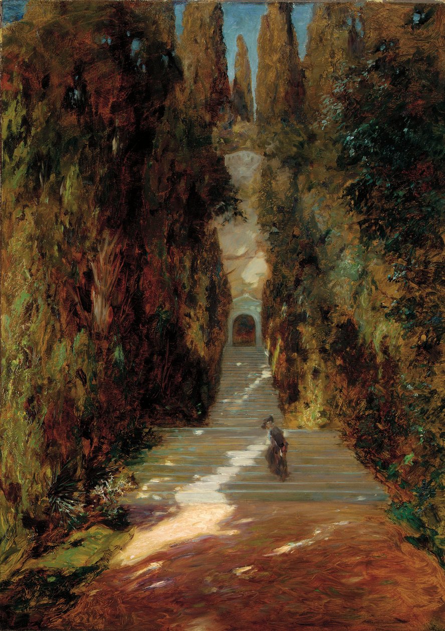 První mše“, 1885 od Giovanni Segantini