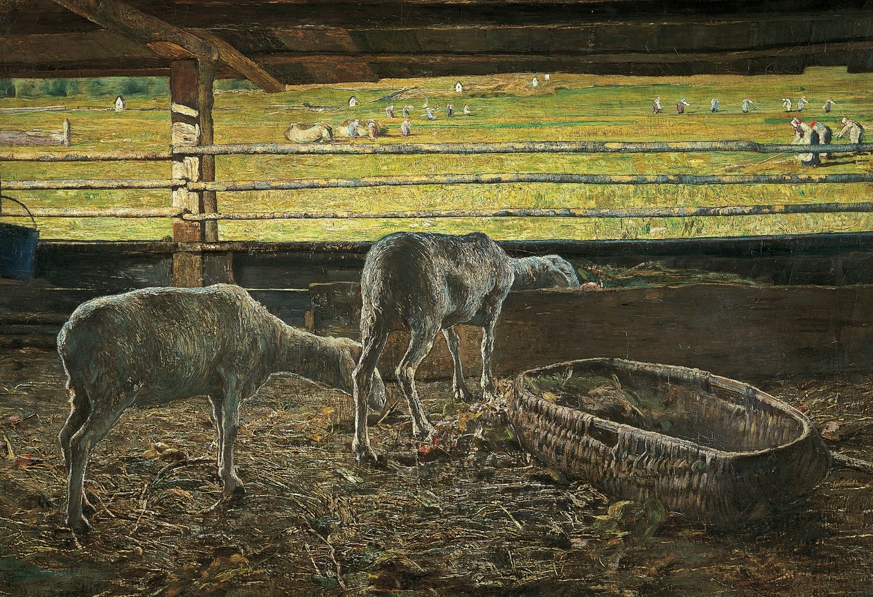 Kontrast světla od Giovanni Segantini