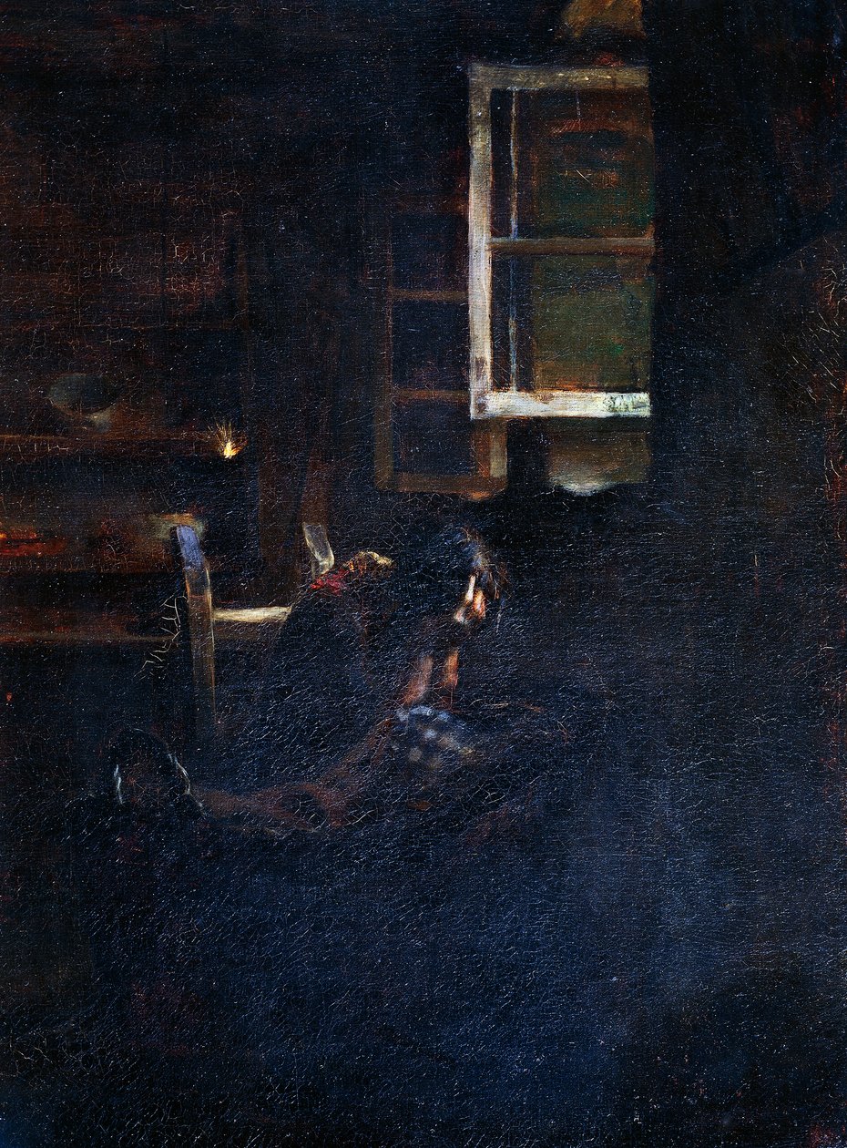 Prázdná kolébka od Giovanni Segantini