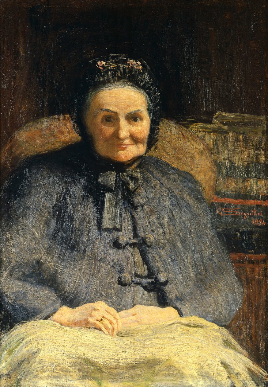 Portrét paní Casiraghi Oriani, Giovanni Segantini (1858-1899) od Giovanni Segantini
