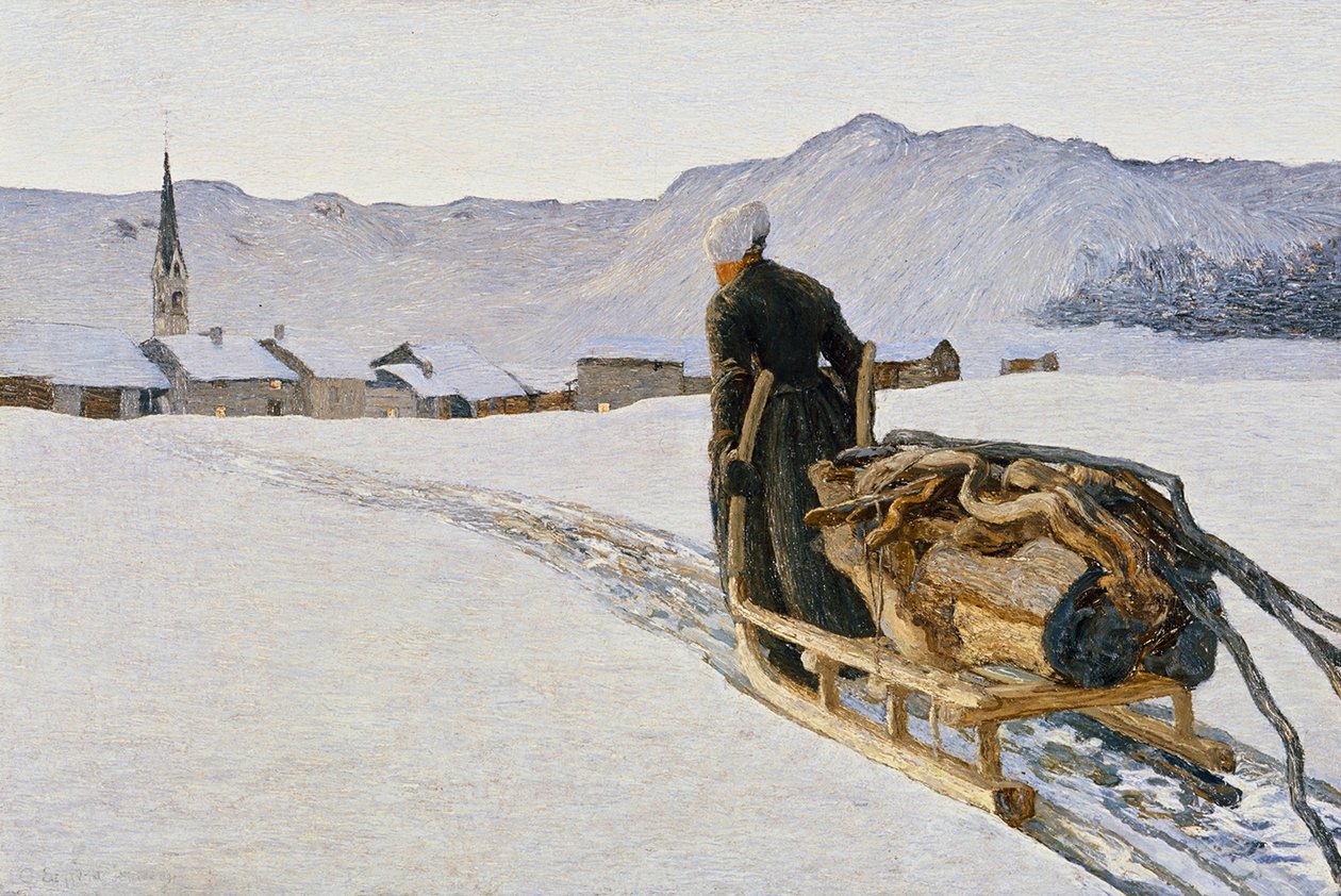 Ritorno dal bosco (Návrat z lesa) od Giovanni Segantini