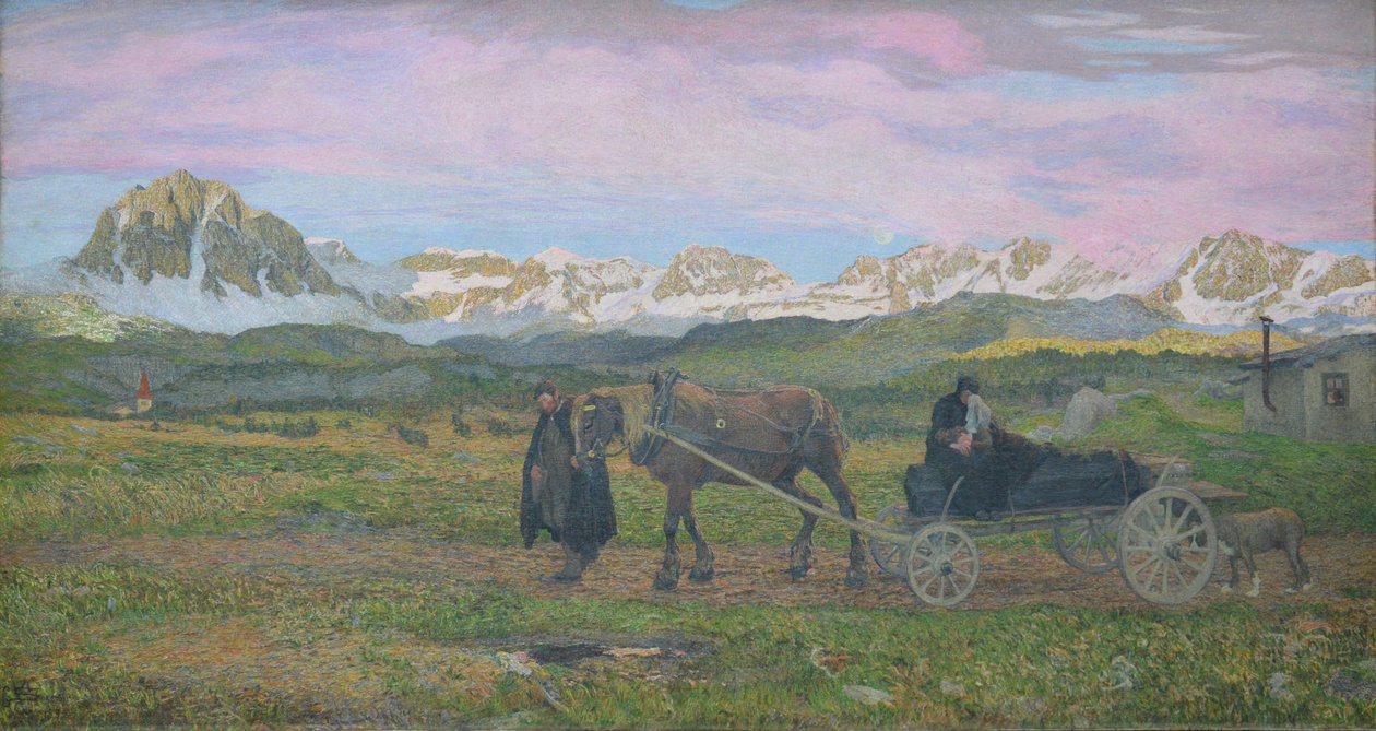 Vrátit se domů od Giovanni Segantini