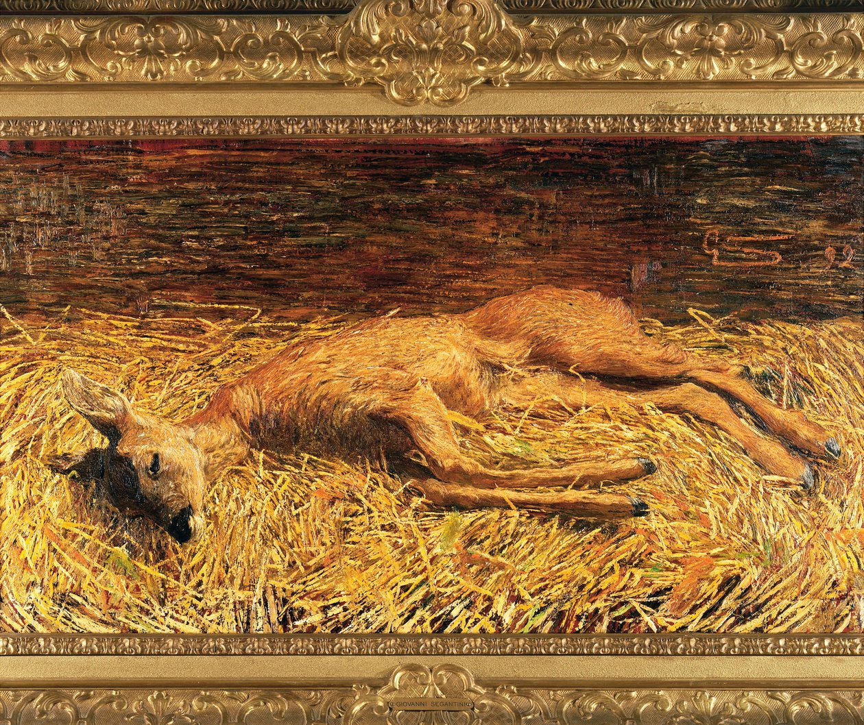 Švýcarsko, Svatý Mořic, Mrtvý srnec od Giovanni Segantini