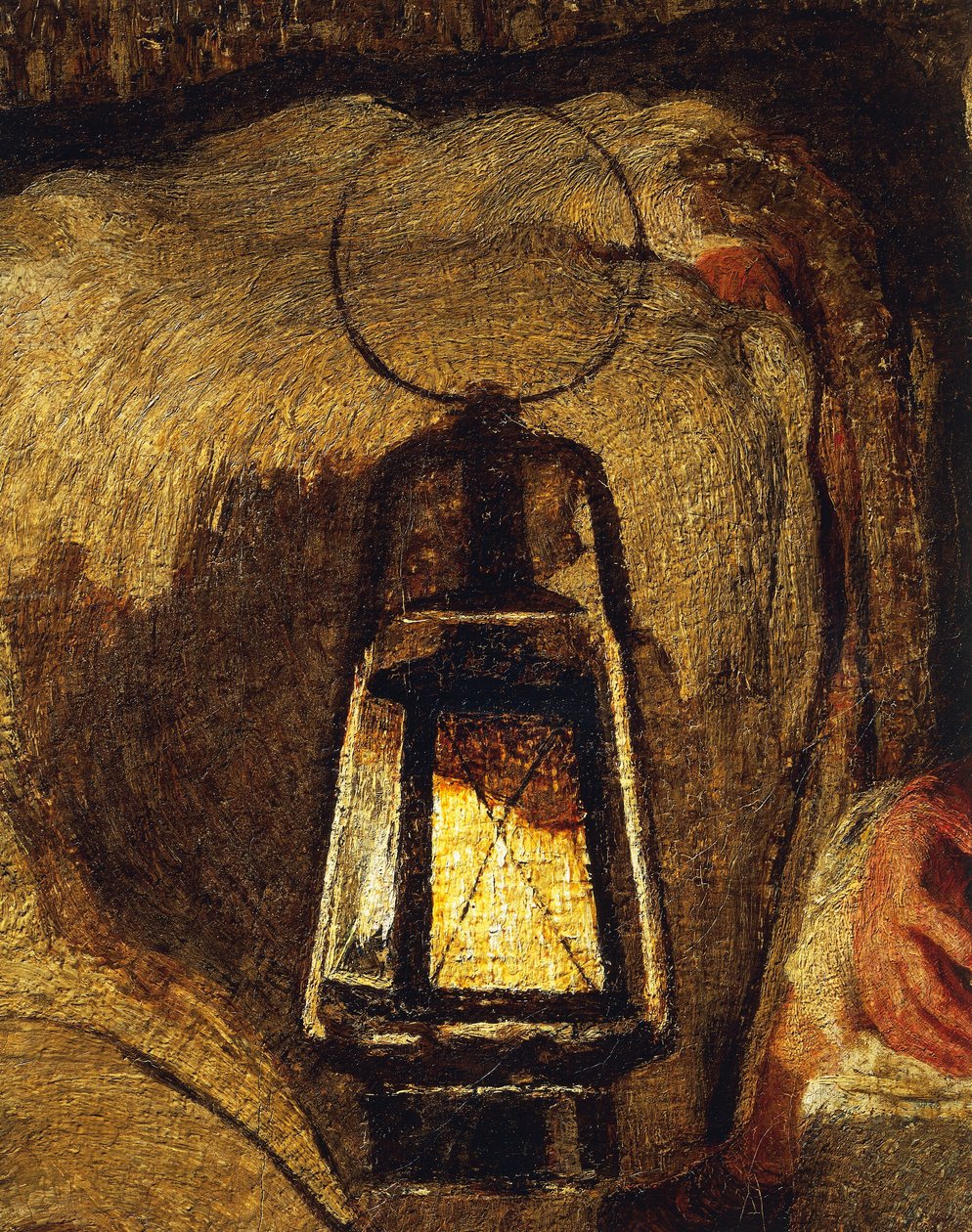 Dvě matky, Giovanni Segantini, detail od Giovanni Segantini