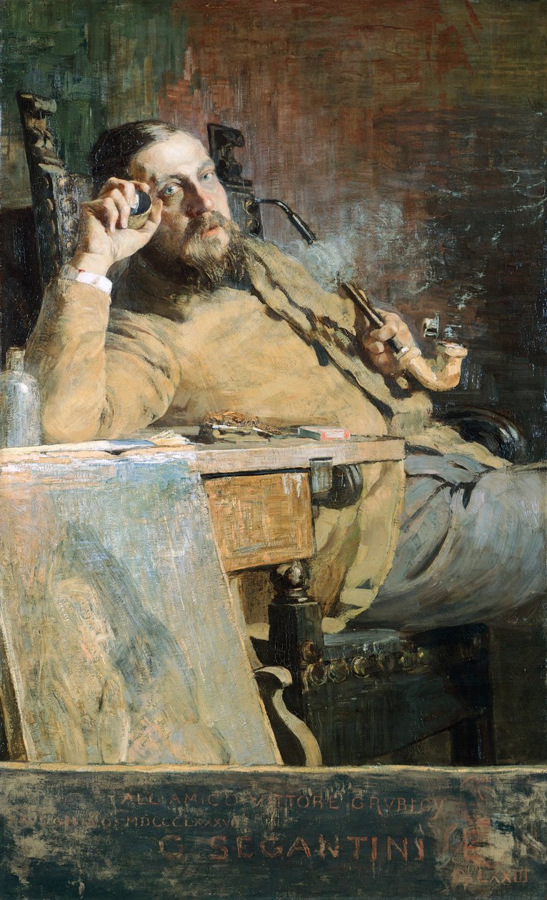 Vittorio Grubicy de Dragon od Giovanniho Segantiniho od Giovanni Segantini