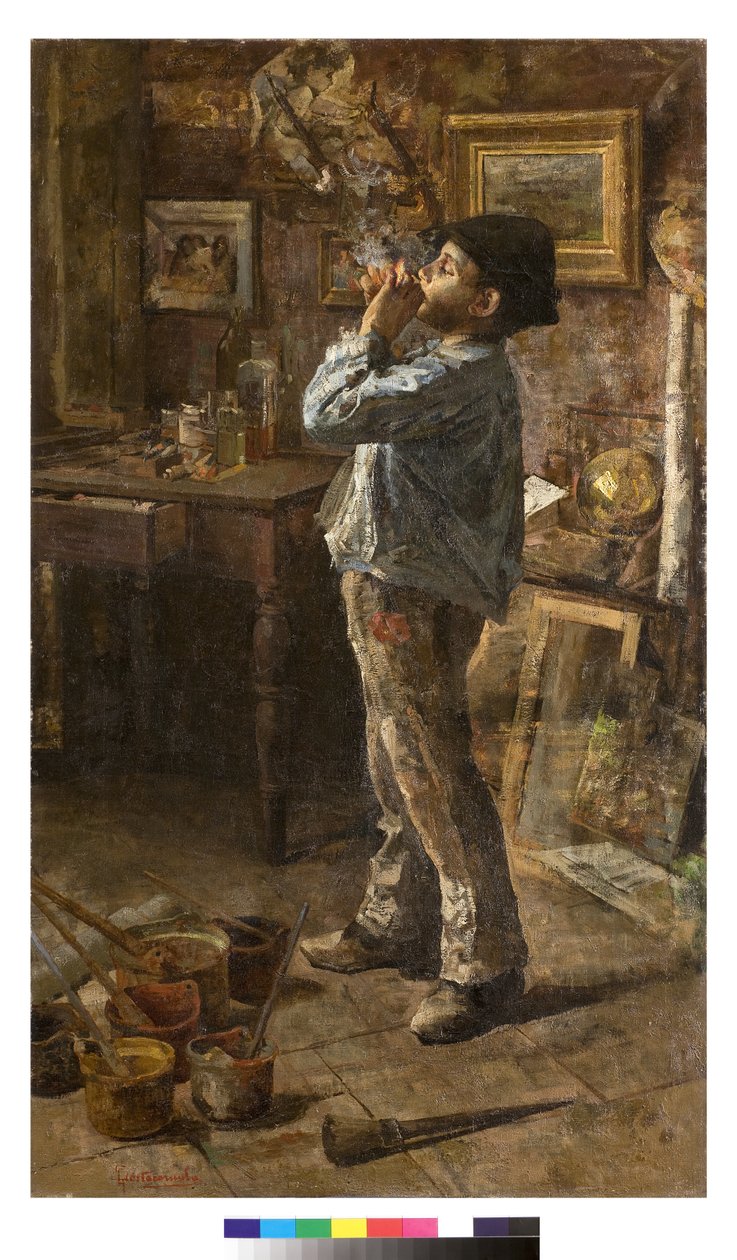 Jsem také malíř aneb Diletant aneb The painters studio, 1885 od Giovanni Sottocornola