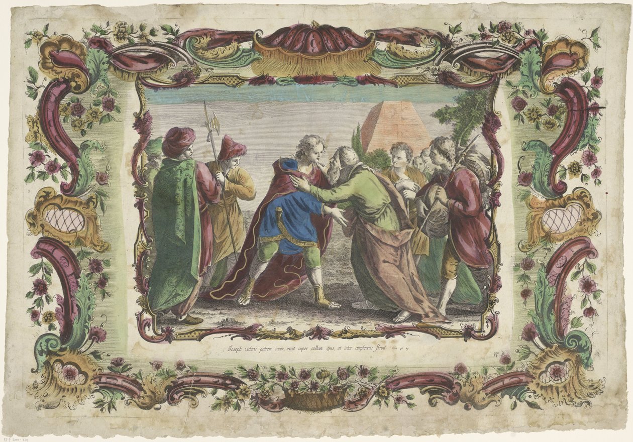 Joseph se v Gošenu setkává se svým otcem Život Josefa (název série) od Giovanni Volpato