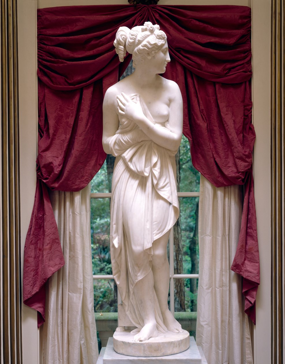 Venere Italica, podle Antonia Canova (1757-1822) kolem 1817 (mramor) od Giovanni and Brothers (attr.to) Pisani
