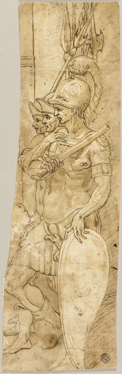 Tři římští vojáci od Giovanni da Bologna