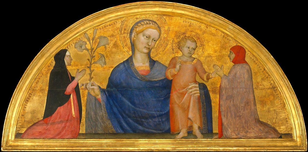 Madonna a dítě s dárci, ca. 1365. od Giovanni da Milano