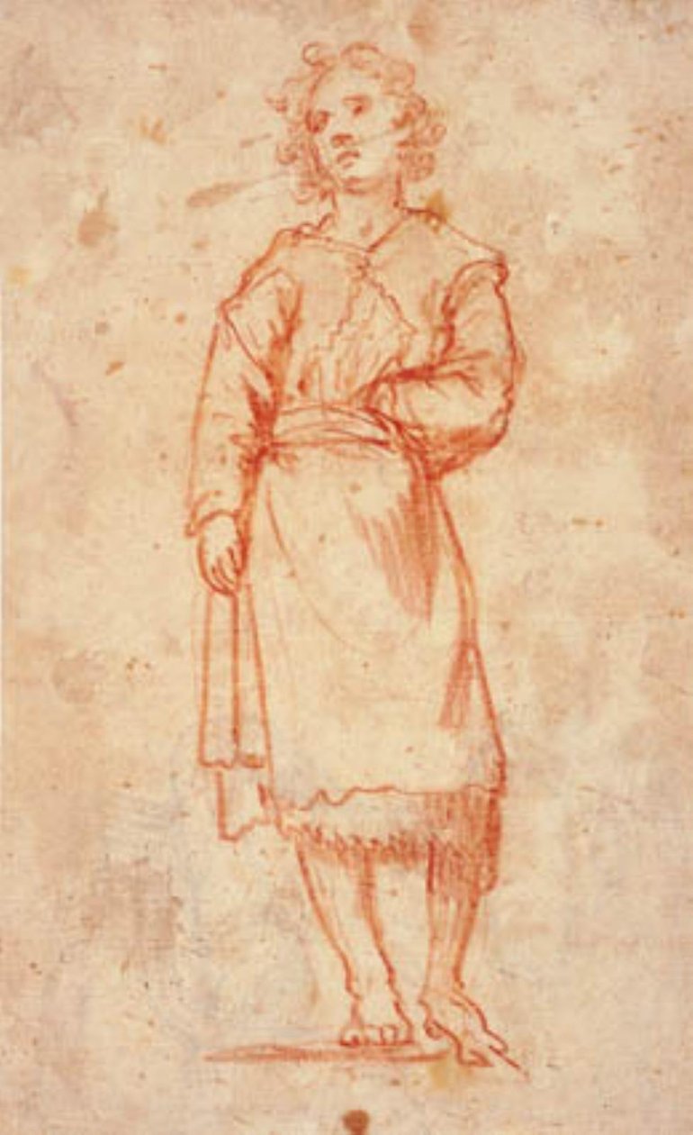 Stojící dívka od Giovanni da San Giovanni