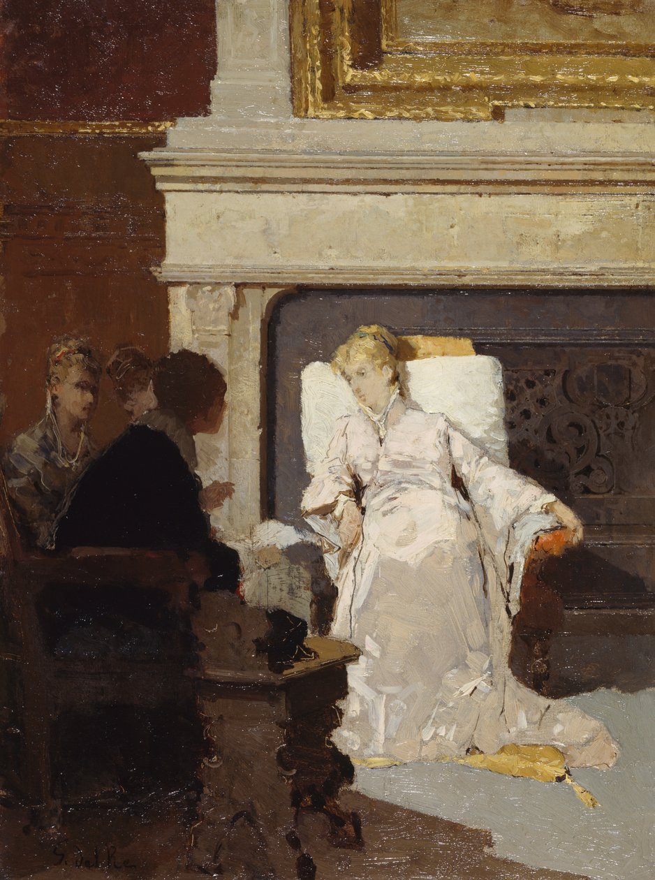 Eleonora a básník Tasso od Giovanni del Re