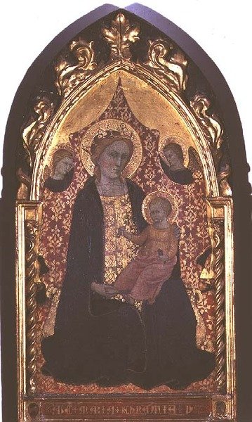 Madona pokory (tempera na desce) od Giovanni di Bartolomeo Cristiani