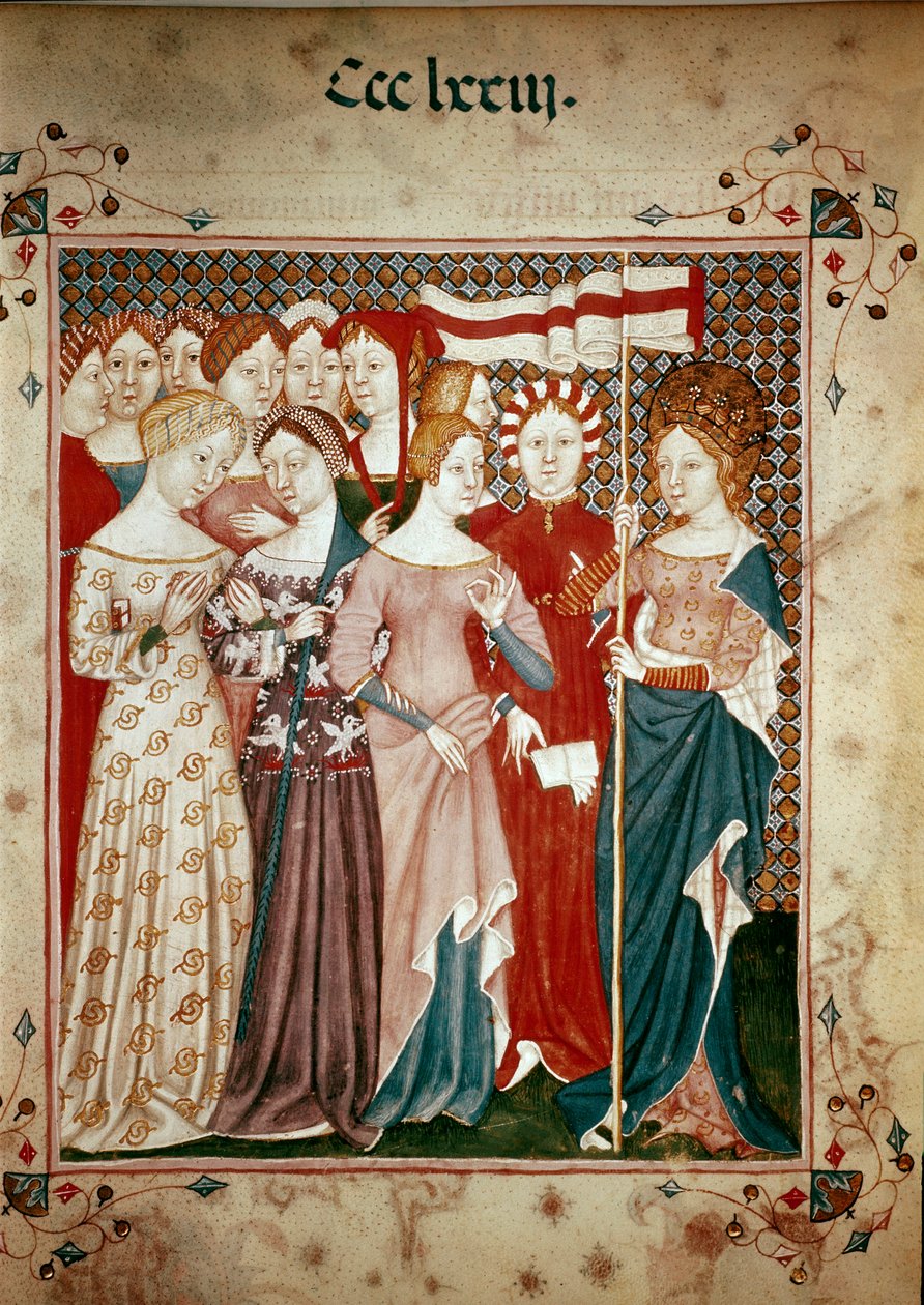 Bretonská princezna St.Ursula a její další od Giovanni di Benedetto da Como