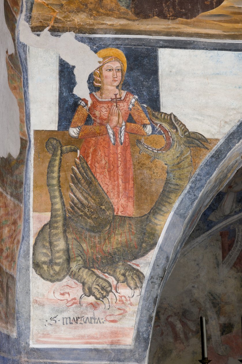 Svatá Markéta Antiochijská, mučednice od Giovanni di Cherasco Botoneri